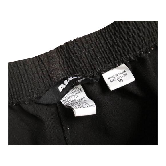 ALIA Womens Size 14 Black Polyester High Rise Pull On Pants 29.5" Inseam - Picture 5 of 5